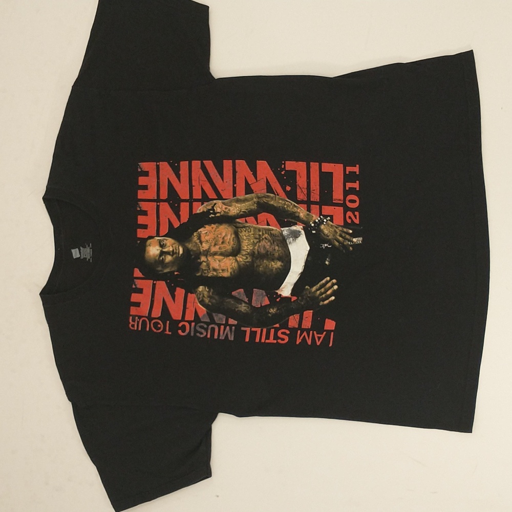 XL Concert T Shirt Lil Wayne Rick Ross Nicki Minaj vintage 2011 Rap Hip Hop Tee